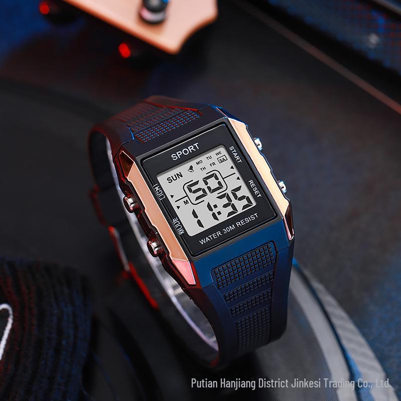 Unisex Multifunction Luminous Sports Watch with Alarm and Timer