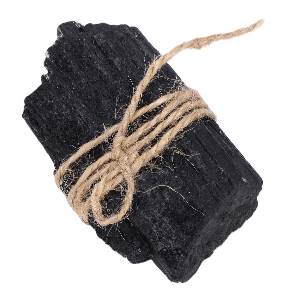 Natural Black Tourmaline Crystal Healing Lucky Rough Tourmaline Stone for Meditation Home Office Decor