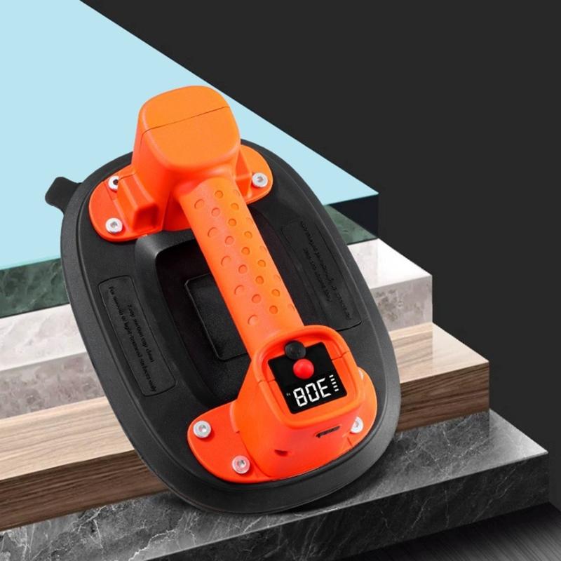 Battery Suction Cup Tile Lifter For Smooth Areas Up To 300kg/660Ibs Load Bearing Capacity Effective Suction