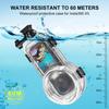 For Insta360 X5 PULUZ 60m Waterproof Sealed Diving Case (Transparent)