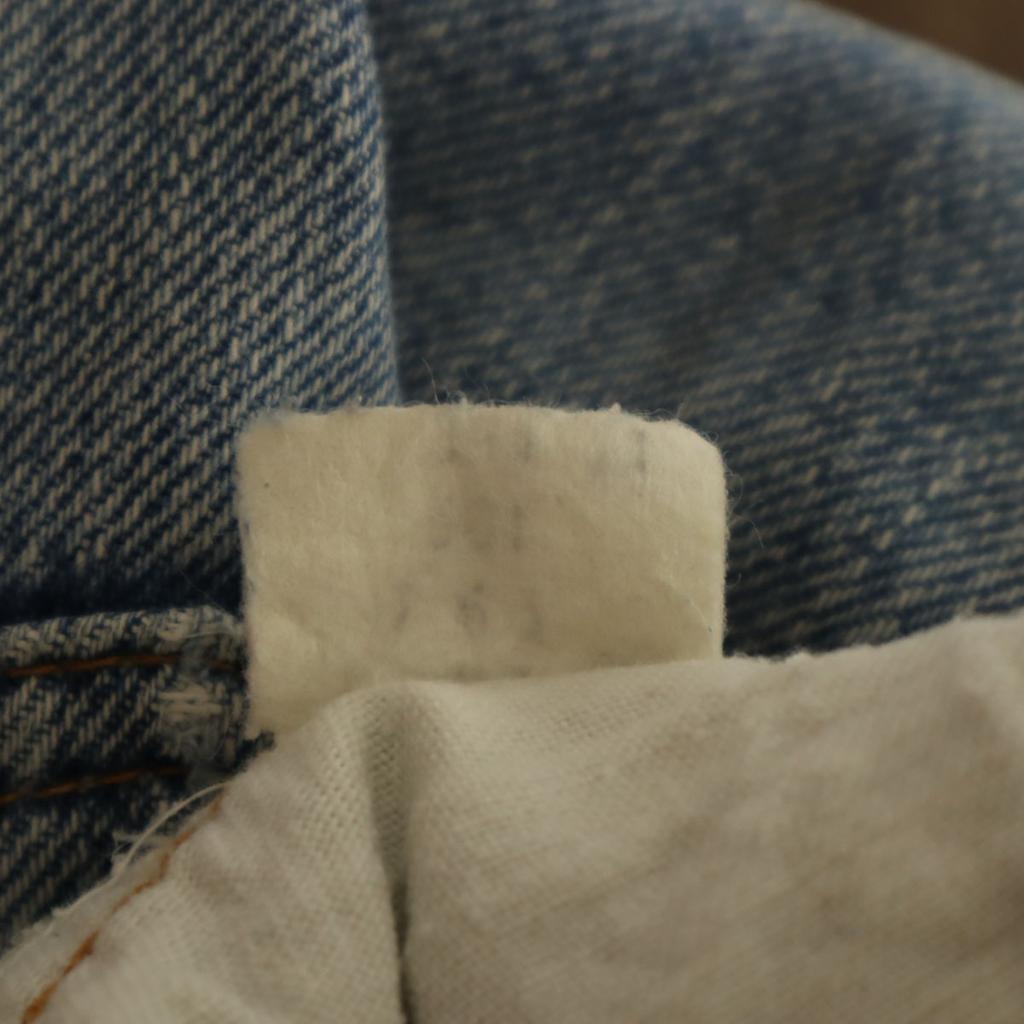 Levi's 70s Red Selvedge 66 Early Small E Vintage Button Back 6 Denim Pants Women Used