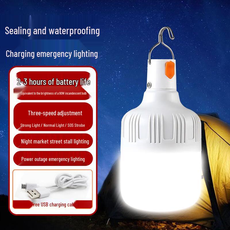 Rechargeable LED Emergency Bulb Light