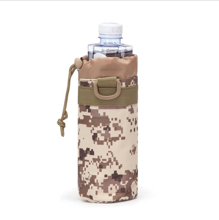 Tactical Camouflage Water Bottle Pouch | Military Fan Camping Gear | Outdoor Sports Accessory
