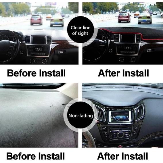 Fit for BMW X5 1999-2004 2005 2006,Dashboard Cover,Black Dash Mat,Non-Slip Dashboard Cover Mat,Car Interior Accessories