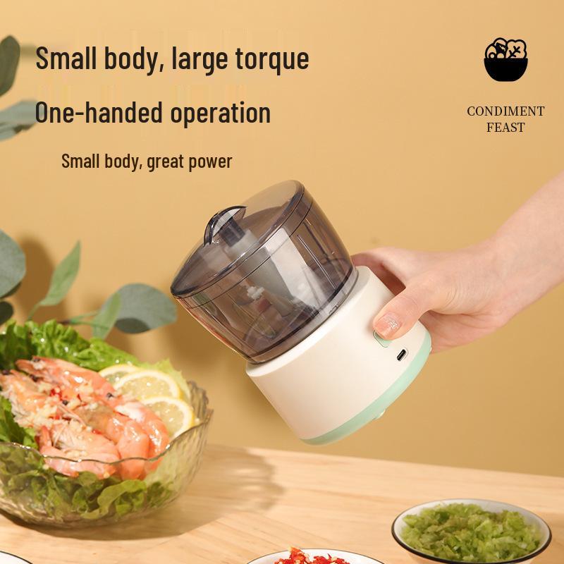 Multifunctional Meat Grinder & Chopper: Household Mincing, Garlic Press, Baby Food Maker, Cooking, Cutting, Mixing Tool.