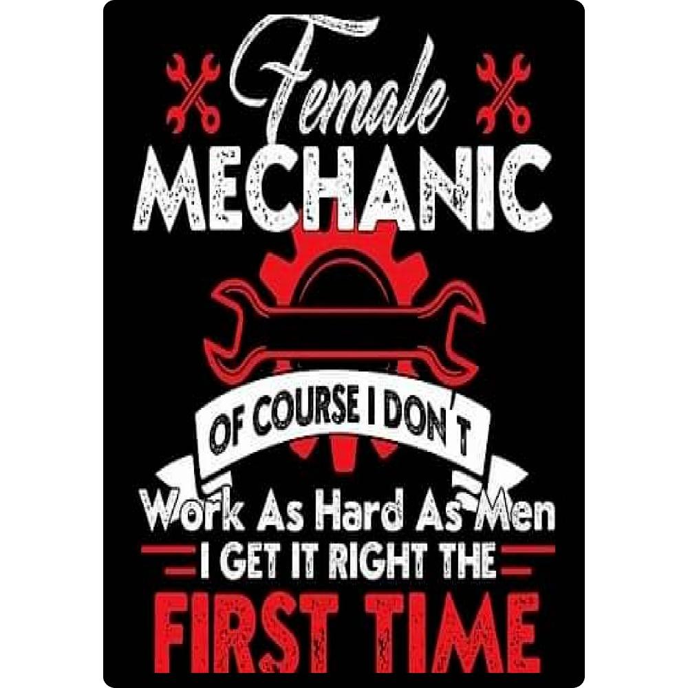 US Mechanic Garage Vintage Retro Tin Sign door Wall Decor Metal Bar Pub Poster