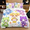 Uniform Girl Digital Print Duvet Cover Set omforter Cover Bedding Set No Filler Apartment Bed Decor