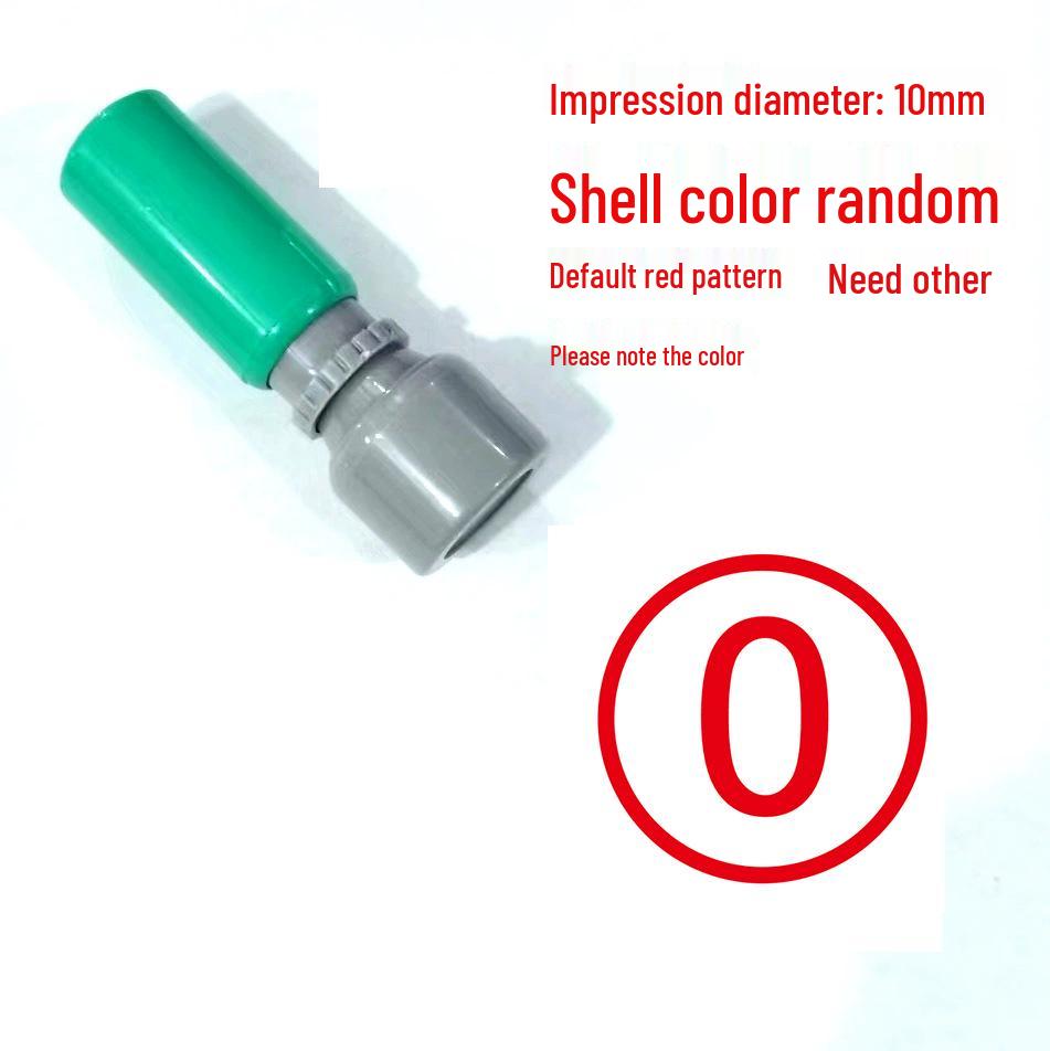 10mm Lichtempfindliches Stempelset: Vollständiges englisches Alphabet & Zahlen 0-9, Perfekt für Lehrer & Nummerierungsaufgaben, Kleine Größe