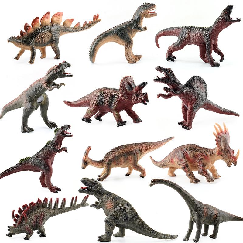 Xd-5 Small Dinosaur Model Toy, Cotton-Filled Dinosaur Soft Rubber Balong Model Ornament, A Variety Of Options Are Available.