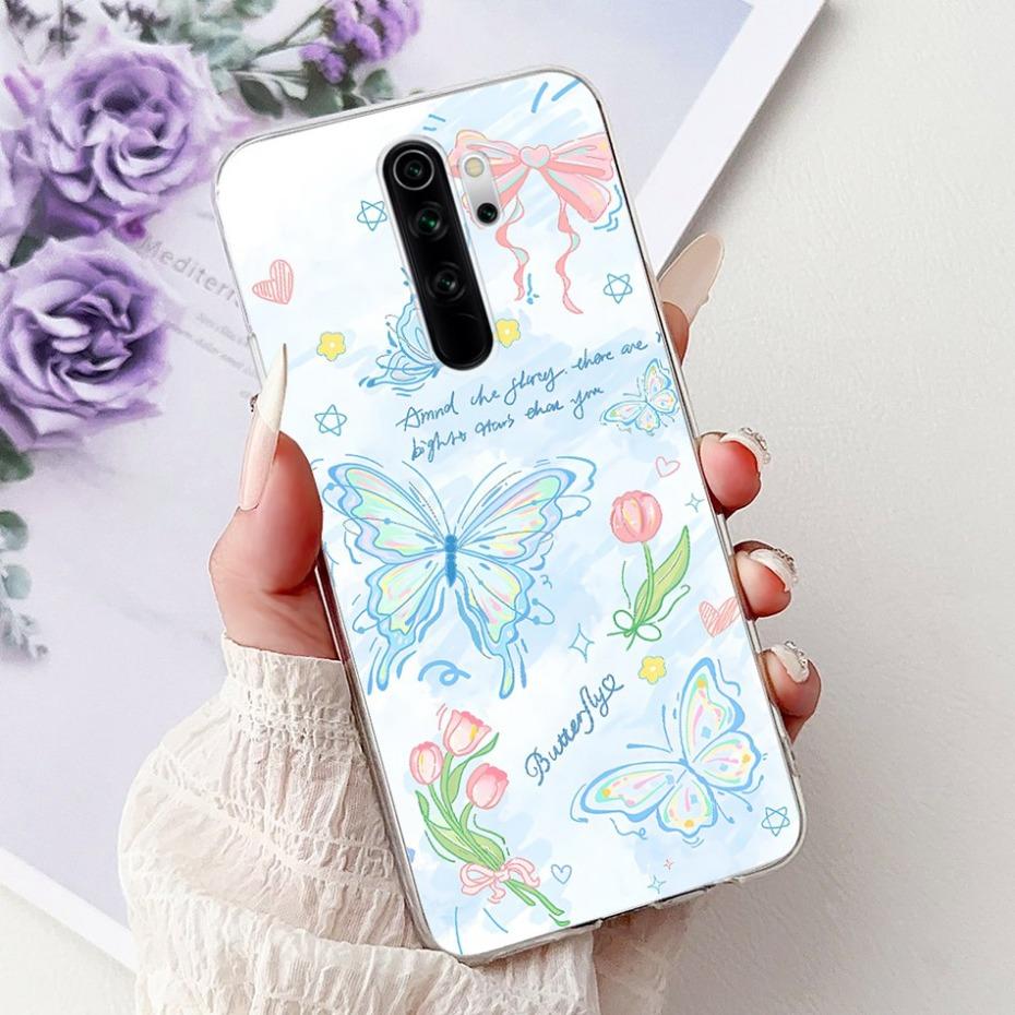 2024 Cute Cartoon Case For Xiaomi Redmi Note 8 Pro Note8 8T Soft Silicone TPU Back Cover For Redmi Note 8 T 8Pro Phone Cases