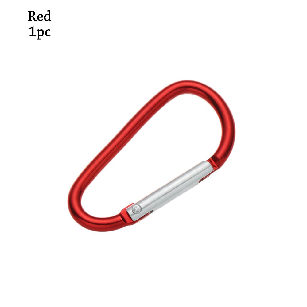 Flerfarget aluminiumsutstyr Legering karabiner Klatreknappspenne nøkkelring Camping Vandring Krok