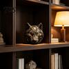 Meaningful Birthday Gifts for Collectors Resin Animal Head Sculpture, Guardian Dragon/Lion/Owl/Wolf Statues, Gothic Interior Decorations Figurine