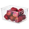 Clear Plastic Organizer Storage Bins,Kitchen Organization Or Pantry Storage