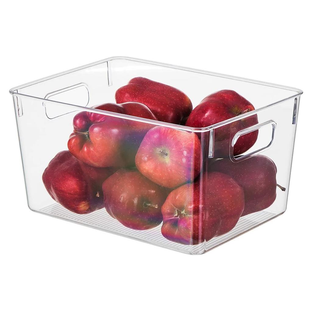 Clear Plastic Organizer Storage Bins,Kitchen Organization Or Pantry Storage
