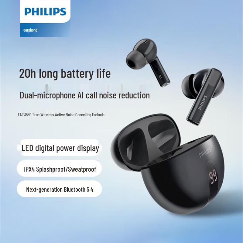 Philips TAT3559 True Wireless ANC Earbuds