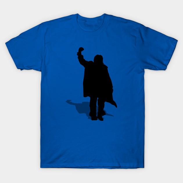 

Men Black Print T-shirt The Breakfast Club Pose No-Cut Transfer Paper Print Cotton Tshirt L королівський синій колір