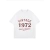 White Oversized T Shirt Vintage 1972 Limited Edition Print Casual Streetwear For Women Summer Fashion Top