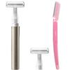 Kai Ompa Face Electric Shaver for for Shaving Downy Hair and Eyebrows 2 Replacement Blades 1 Sensitive Skin Assortment Bi-hada Shaver, T-Holder,