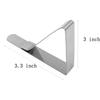 Tablecloth Clips, Set of 12 Extra Large Table Cover Cloth Clamps for Home Party & Picnic(Up to 2.7")