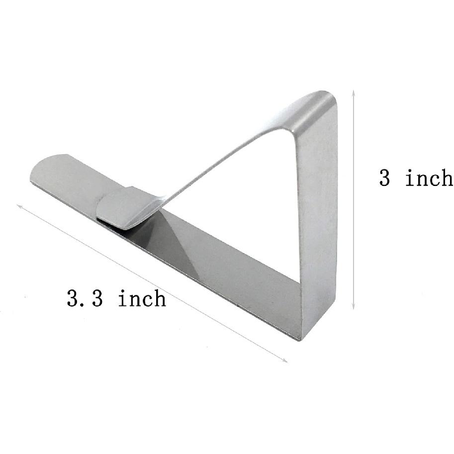 Tablecloth Clips, Set of 12 Extra Large Table Cover Cloth Clamps for Home Party & Picnic(Up to 2.7")