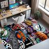 NBA Pattern Rug, Indoor/Outdoor Mat, for Picnic, Gameroom, Bedroom, Office, Living Room, Home Decor Carpet, Birthday Gift