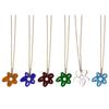 Small Flower Choker Floral Pendant Necklaces Pendant Necklace Alloy Material Pendant Choker Y2K Neck Jewelry for Daily