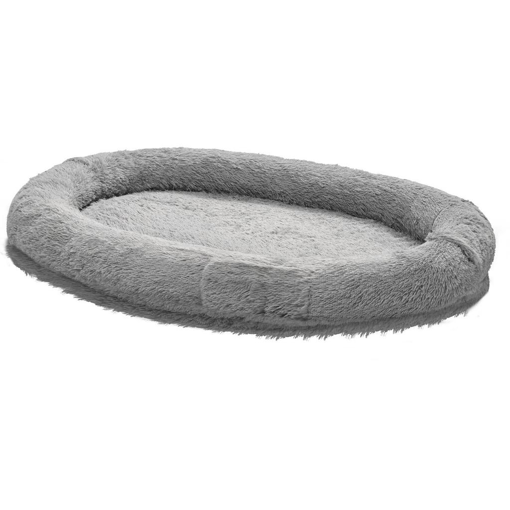 Human Dog Bed, 1740 X 1180 X 240 Mm Orthopedic Memory Foam Human Sized Dog Bed, Humans Pet Beds with Side Pocket, Handle & Zipper, Removable