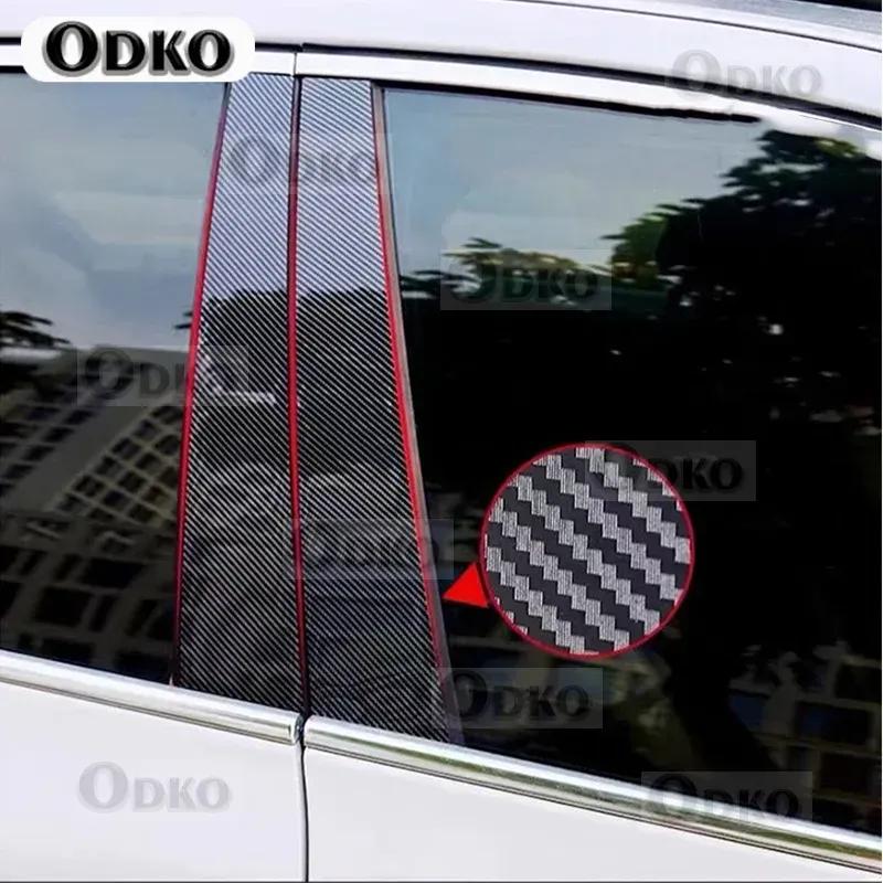 New 8PCS Polished Pillar Posts Fit For BMW X5 E53 2000-2006 Window Trim Cover BC Column Sticker