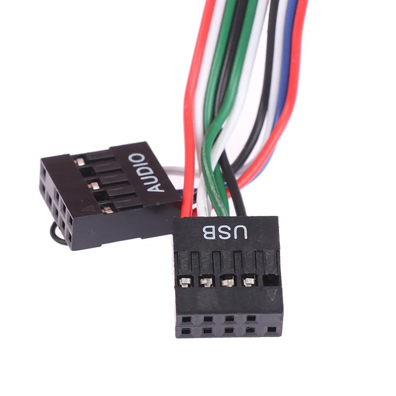 1Pc Computer Chassis Front Panel Audio Jack Front Usb Interface Host Front Bezel Cable