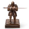 HDMbigmi King's Guard Knight Pen Holder, Pen Stand, Desk Organizer and Accessories, Resin Pencil Holder, Gift for Office or Home (Copper)