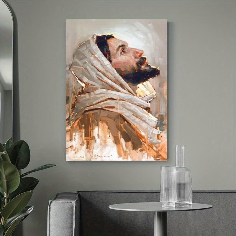 Jesus Character Art Canvas Painting Figure Wall Art Posters Print Religious Church Wall Pictures for Home Decor
