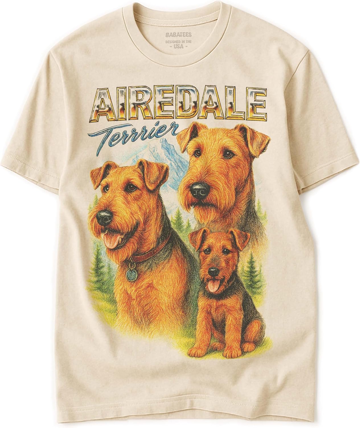 BABATEES Heavy Metal Tshirt for Dog Dad  Pet Mom 100% Natural Undyed Cotton for Men  Women S разноцветный