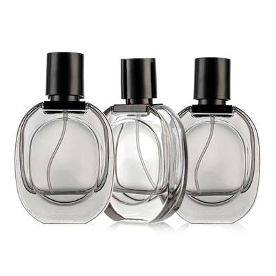 50Ml Portable Perfume Spray Bottle Refillable Glass Spray Empty Bottle Instead Of Travel Cosmetics Large Capacity Press Type