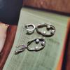 Silver Earrings with Natural Pearls (2128762)