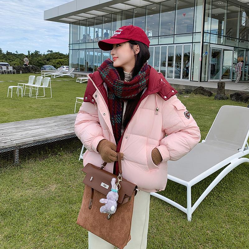 Winter 2025 New Women's Korean Version Thickened Warm and Windproof Fashion Hooded Cotton Jacket Women's Cotton Jacket