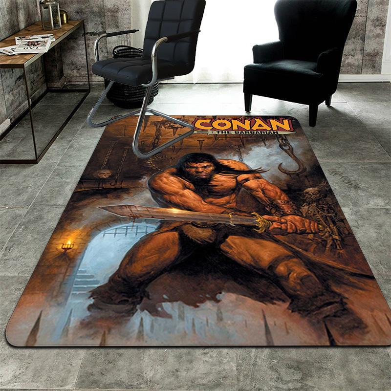 Conan the Barbarian Rug Floor Mat for Living Room or Bedroom Soft and Comfortable Carpet a Gift for Birthday and Holiday.SFF0917046