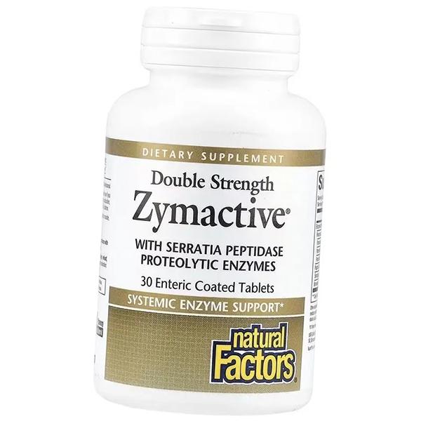 

Ферменты двойной концентрации, Zymactive Double Strength, Natural Factors 30таб (69406003) 30tab