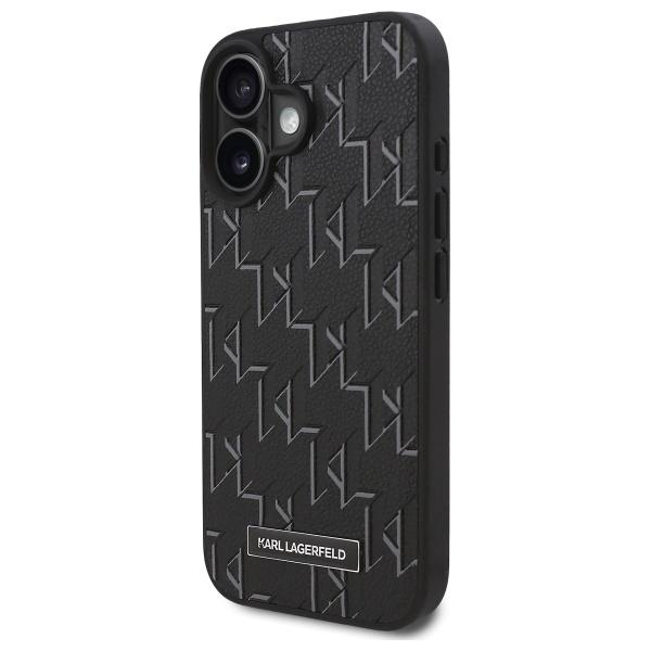 Karl Lagerfeld Klhmp16Mpkhporpk Iphone16 Plus 6.7 Czarny/Black Hardcase Hot Stamp Magsafe