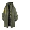Men's Trendy Plus Size Mid-Length Cotton Windbreaker Jacket - Warm and Fashionable 2026 Edition