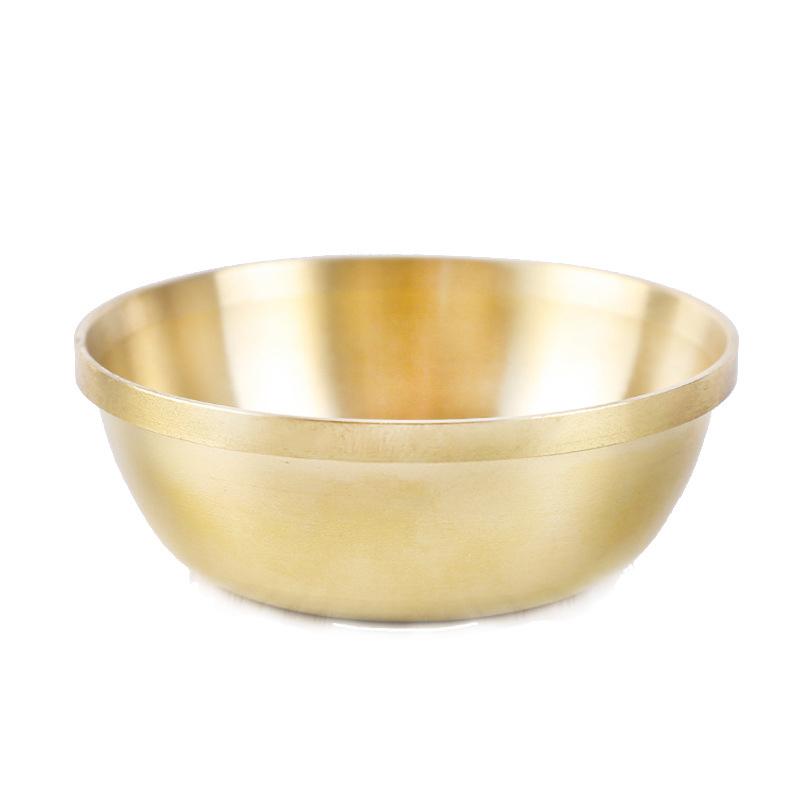 Kobber Tibetansk Skål Vandforsyning Meditation Mini Kobberkop Hjemme Skrivebords Pynt