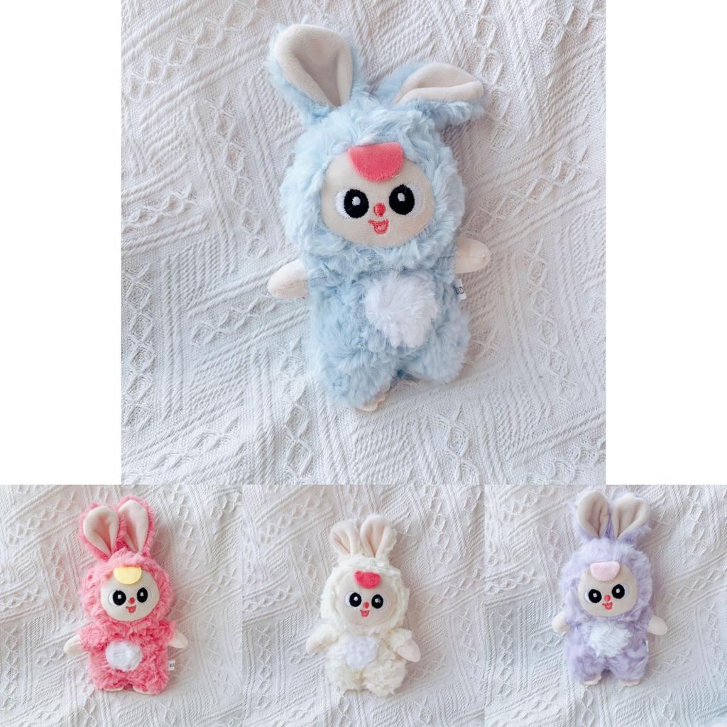 Standing Baby Three Plush Toy Keychain With Pp Cotton Filling For Girls And Teens