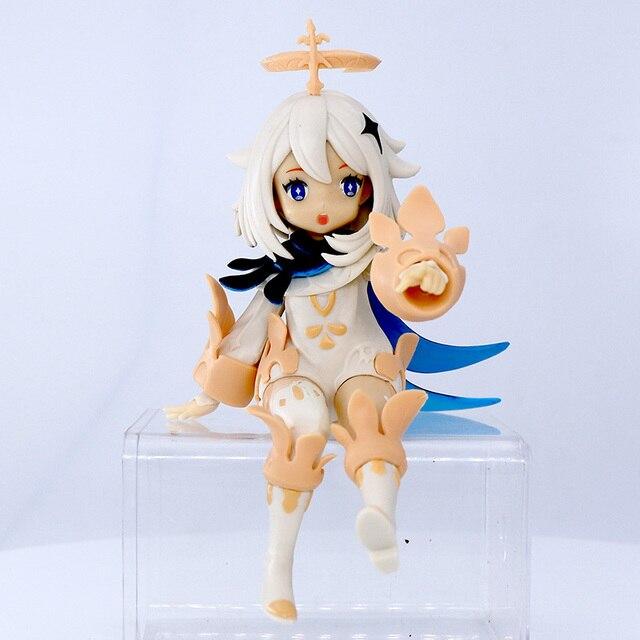 Nowa Kawaii Figurka Paimon z Genshin Impact Paymon Figurka Akcji Pvc Mihoyo Genshin Impact Paimon Figurka Model Kolekcjonerski Zabawki