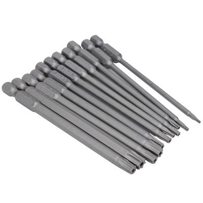 Set di 11 Punte per Cacciavite Tipo Pentalobo Vuoto per Accessori Trapano Elettrico 75mm