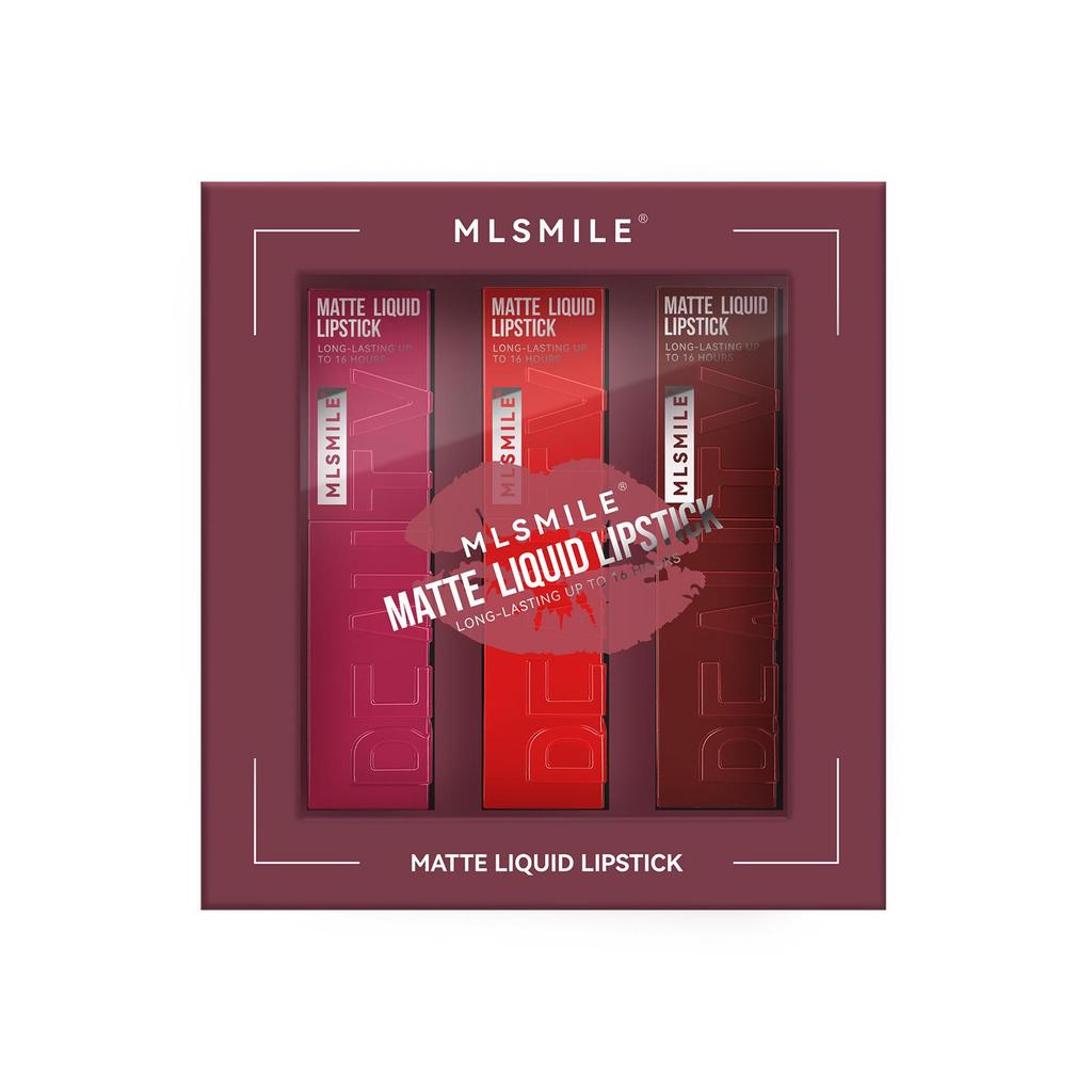 Matte Velvet Long-lasting Lip Gloss Set: Waterproof & Non-stick, Hot European/American Style