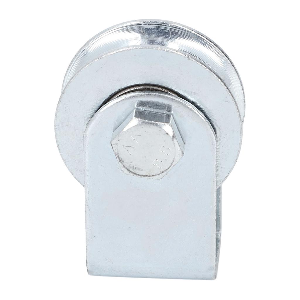 Groove Pulley Wheel U Type Wall Mounted Stainless Steel Rope Block Roller 0.8T Load Bearing 64mm