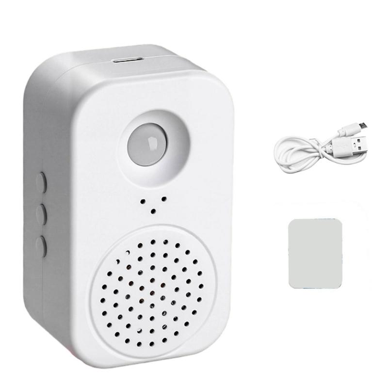 With Human Body Detection Customizable Voice Alerts And In Rechargeable Battery