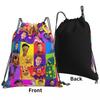 The Wiggles Tv Show Music Band Backpacks Casual Drawstring Bags Storage Bag Book Bags for Man Woman Students