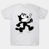 NEW Felix the Cat Walking - Felix The Cat T-Shirt White Cotton All Size AD08 Unisex T-Shirt