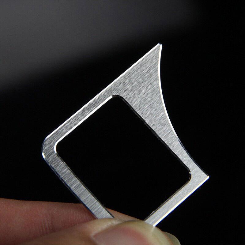 Silver Aluminum Headlight Lamp Switch Button Cover 2PCS For Benz GLK 2009-2015