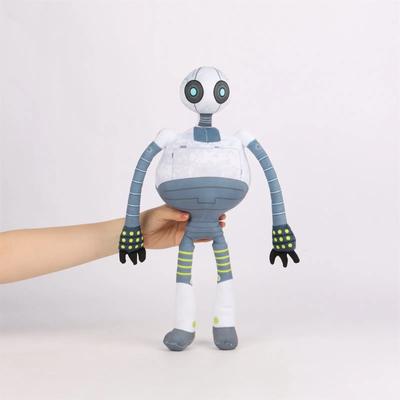 43cm The Wild Robot Plush Roz Plushies Toy for Fans Gift Soft Stuffed Animal Pillow for Home Kids' Bedroom Decor Birthday Gift